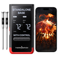 ThermoMaven Intelligente draadloze bluetooth-vleesthermometer: vrijstaande basis, onbeperkt wifi-bereik, 6 sensoren met NIST-gecertificeerde precisie, 2 sondes voor keuken, barbecue, barbecue, oven