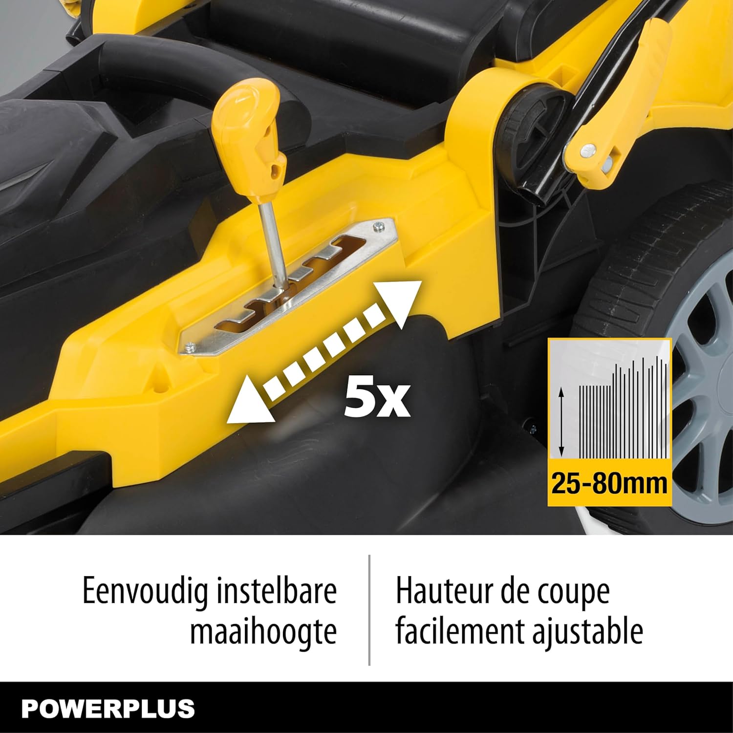 POWERPLUS POWXG6281 grasmaaier, 2000 W, Ø 420 mm